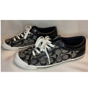 Coach Francesca Style Sneakers in Black and Gray! Size 11M!